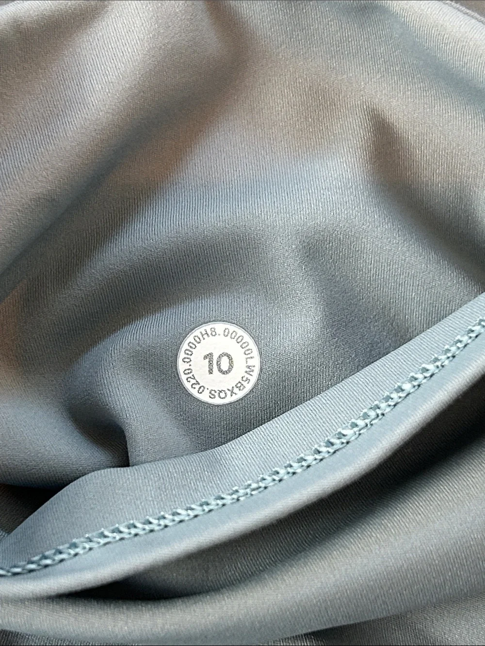 Lululemon Fast and Free Tight II muted slate-blue high-rise leggings Size 10